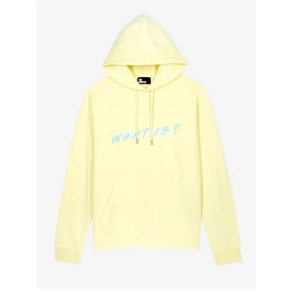 $275 The Kooples Yellow Cotton Hoodie Sweatshirt NWT